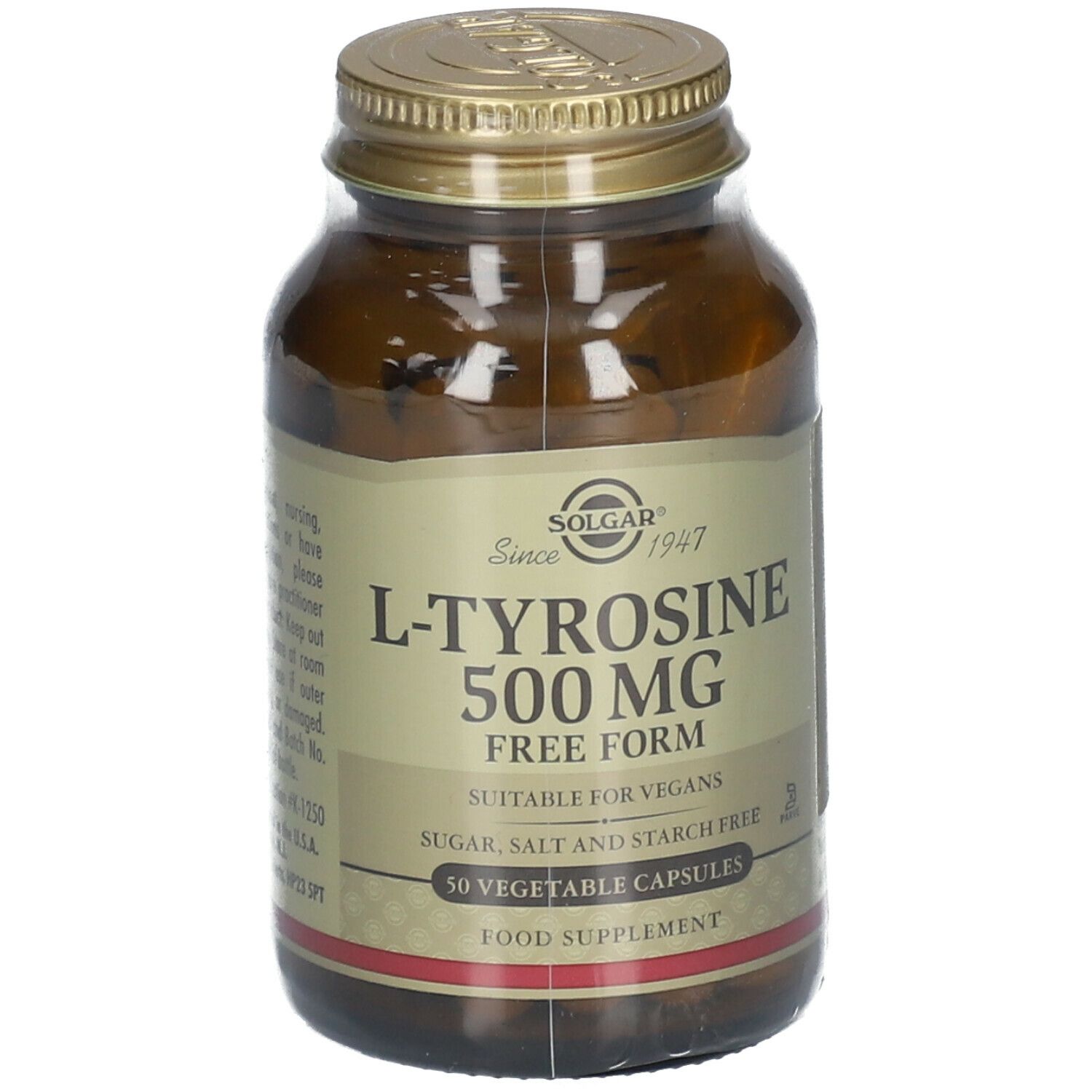 SOLGAR L Tyrosine 500mg 50 Pz Redcare