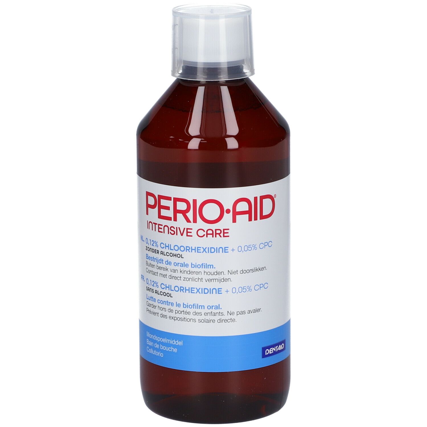 PerioAid Intensive Care CHX 0 12 CPC 0 05 500 Ml Redcare