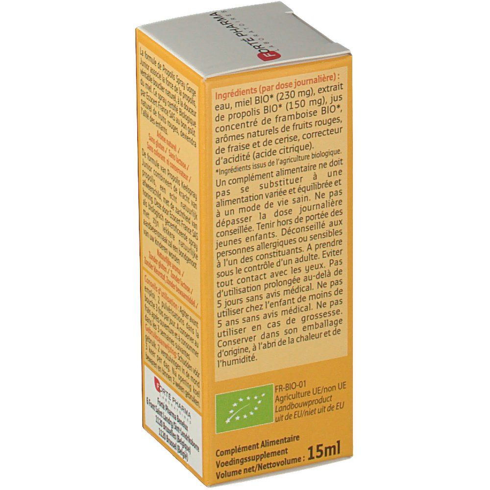 Forté Pharma Propolis Spray Gola Junior 15 ml Redcare