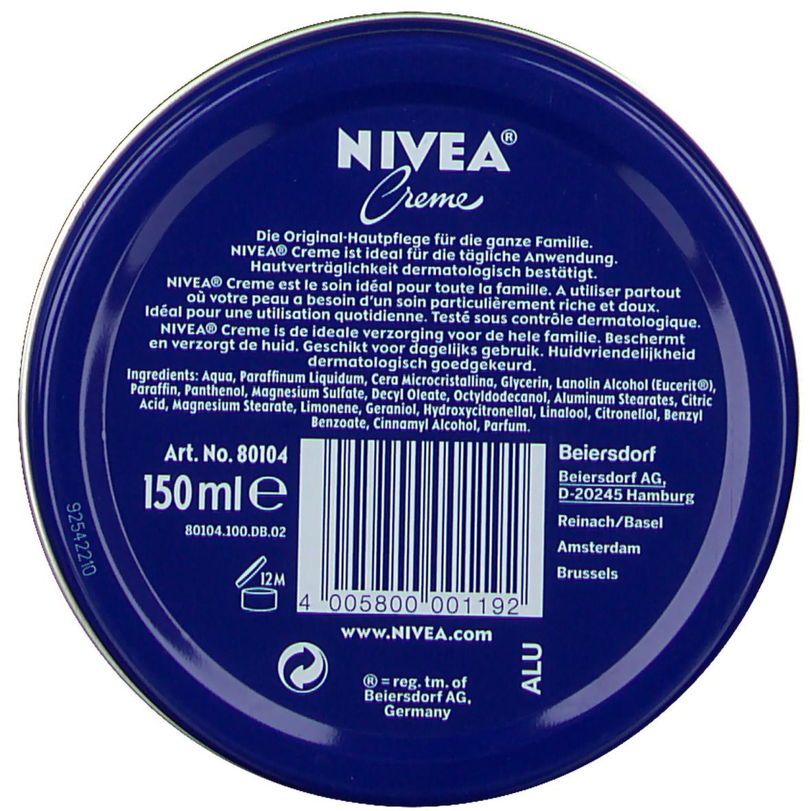 Nivea Creme 150 Ml Redcare