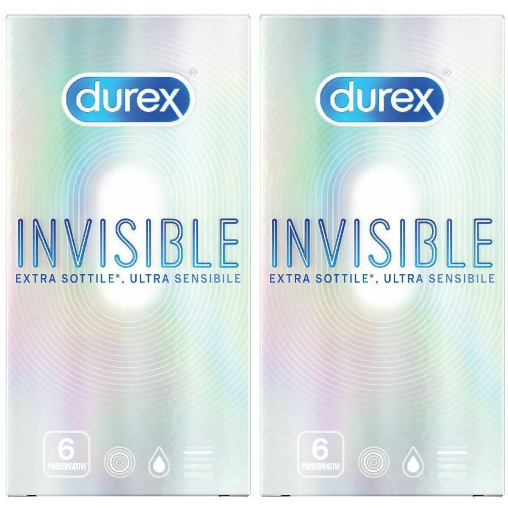 Durex Love Sex Invisible Ultra Sottile Set Da 2 2x6 Pz Redcare