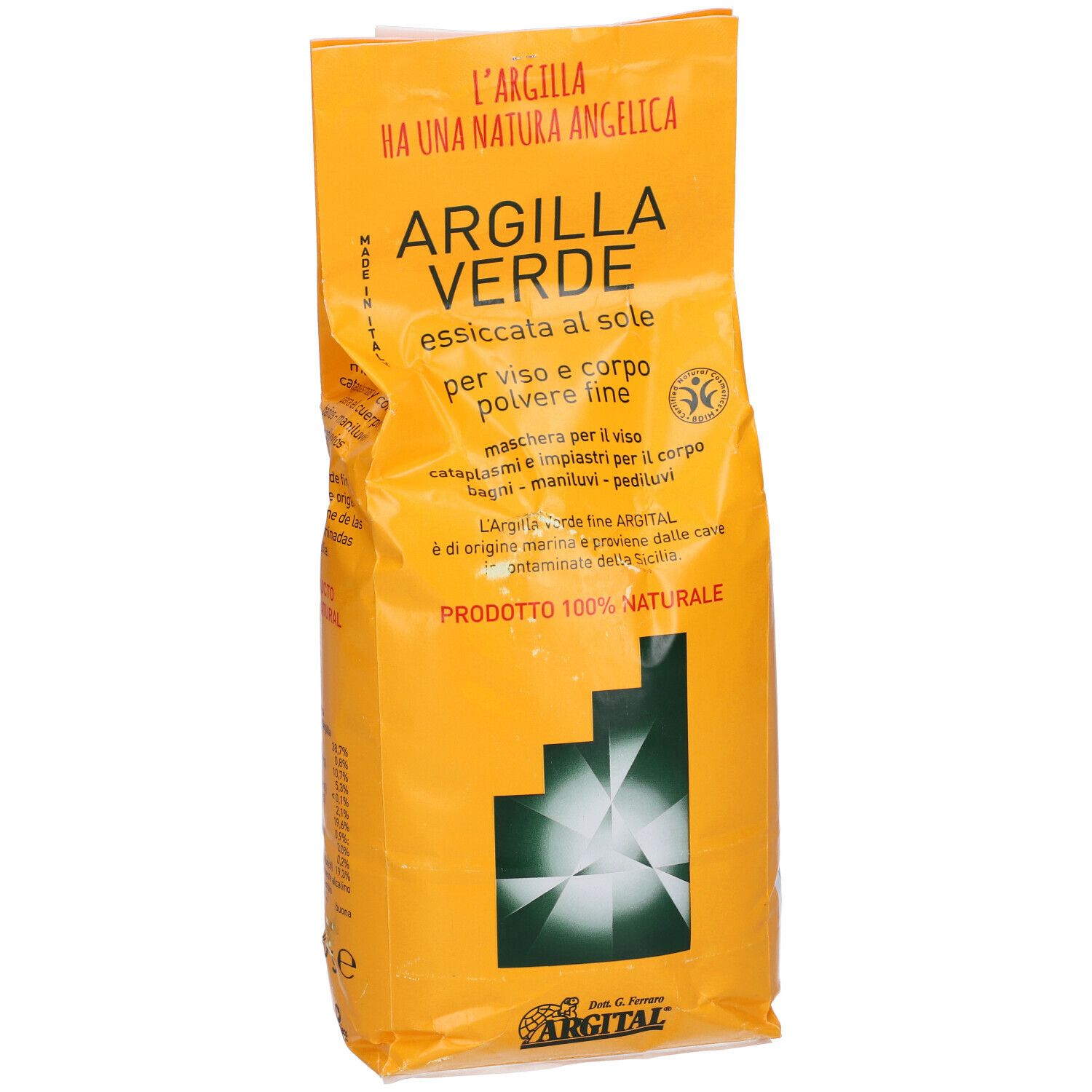 Argilla Verde Fine 2500G 2500 G Redcare