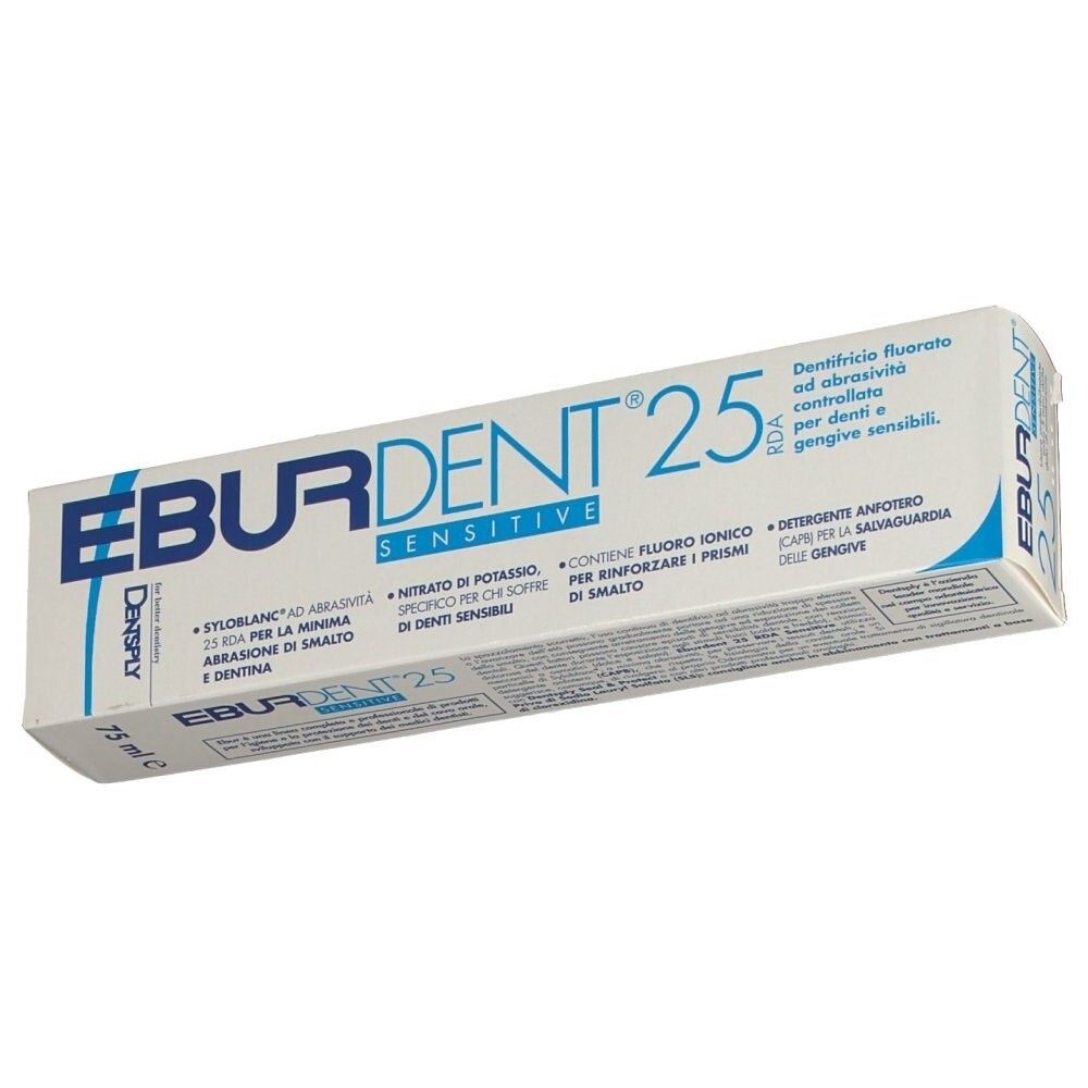 Eburdent 25 Dentifricio Sensitive 75 Ml Redcare