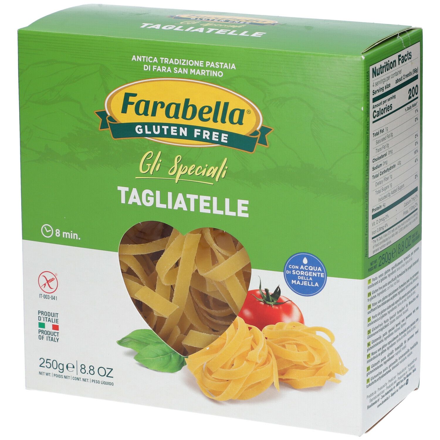 Farabella Tagliatelle Senza Glutine 250 G Redcare