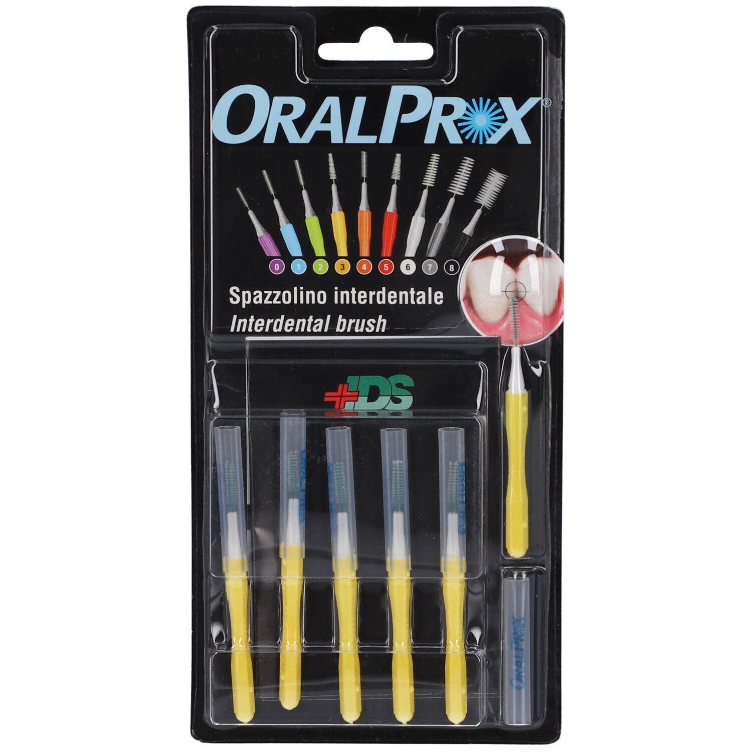 Oralprox Blister Da Spazzolini Interdentali Misura Colore Giallo