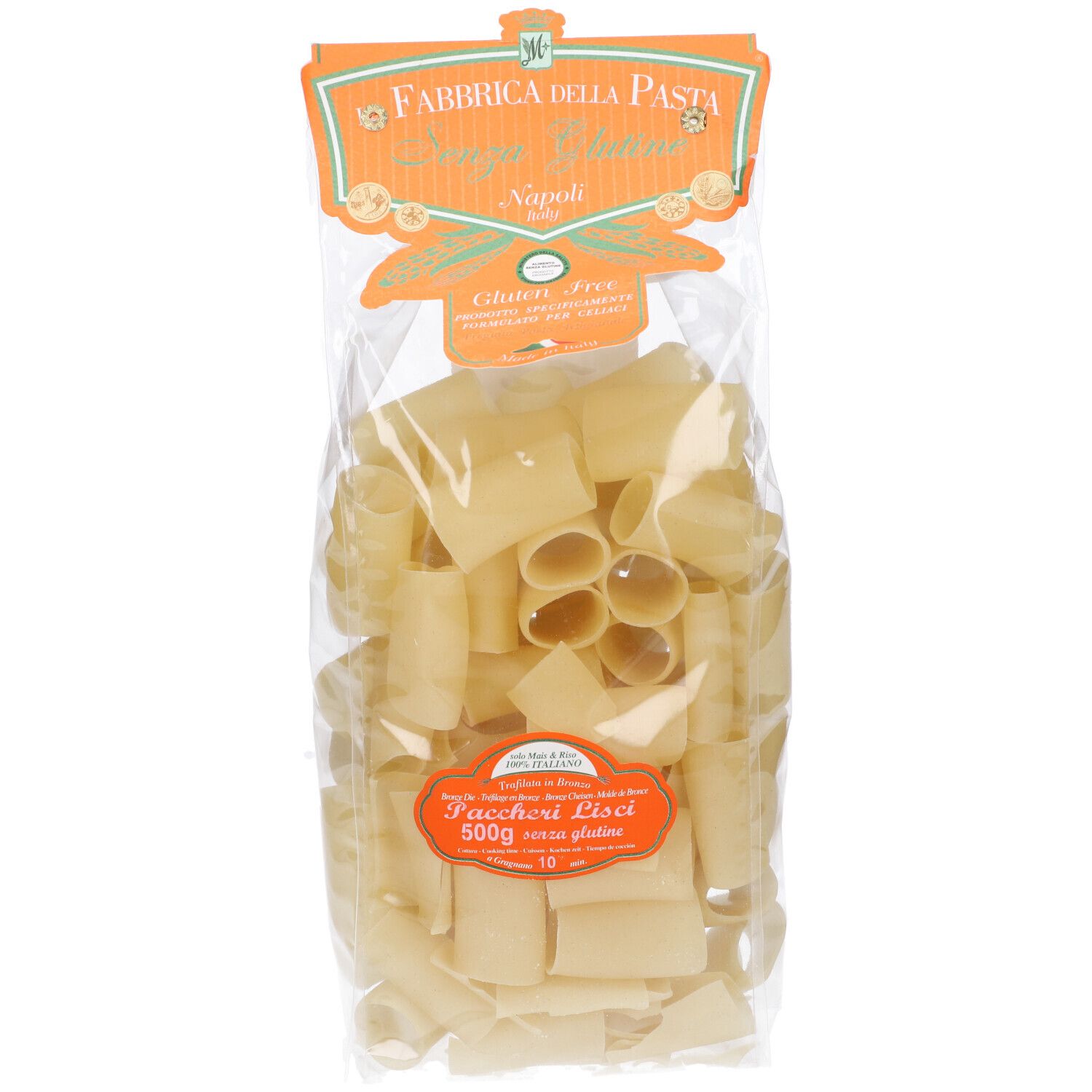 Gragnano Fabbrica Della Pasta Paccheri Lisci Senza Glutine 500 G Redcare