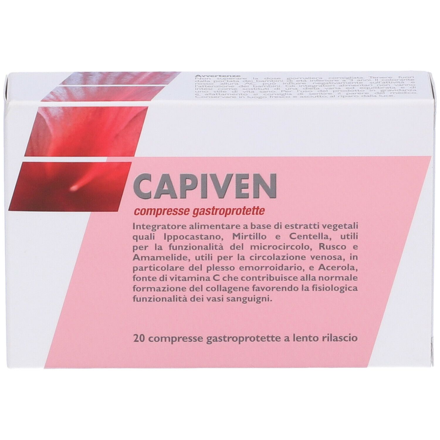 Capiven Compresse Gastroprotette A Lento Rilascio G Redcare