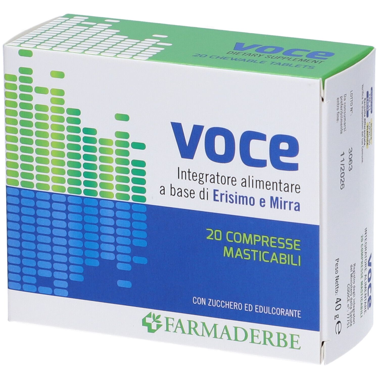 Voce 20 Compresse Masticabili 20 Pz Redcare