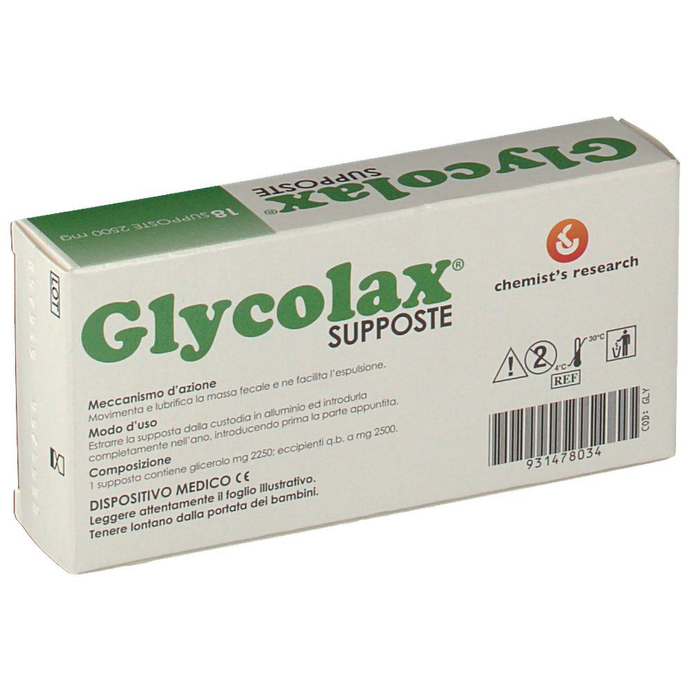 Glycolax Supposte Adulti Pz Redcare