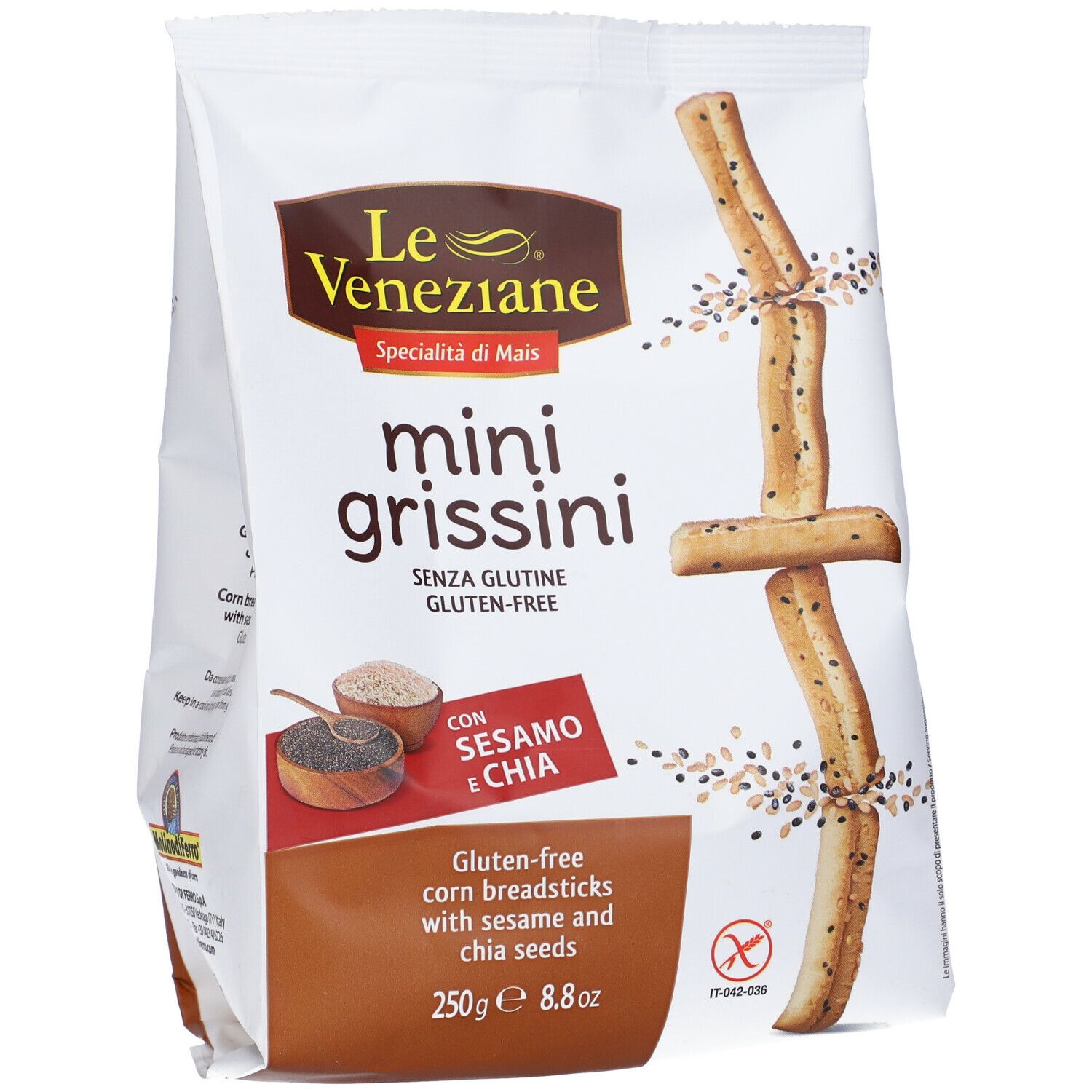 Le Veneziane Mini Grissini Sesamo E Chia G G Redcare