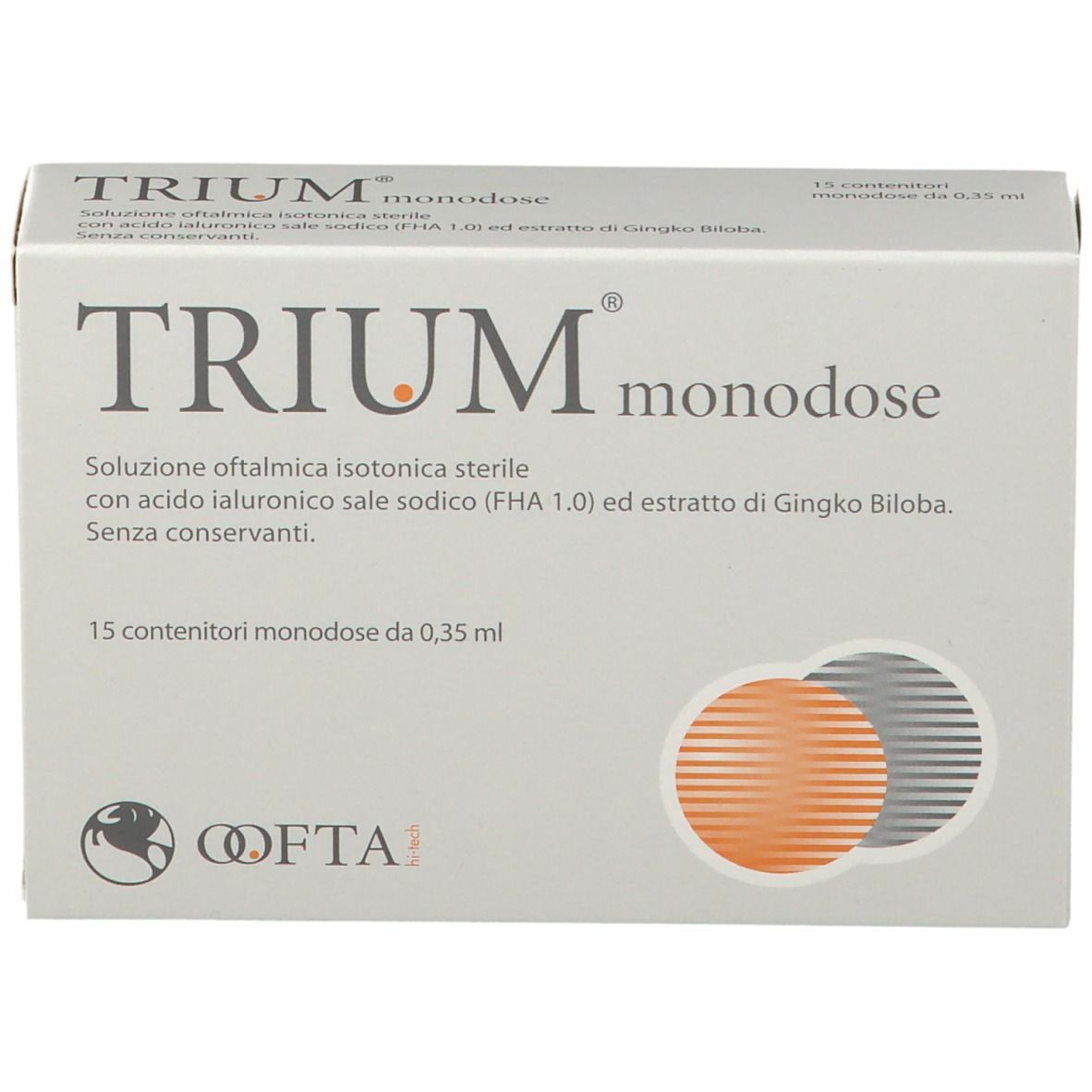 Trium Soluzione Oftalmica Monodose X Ml Redcare