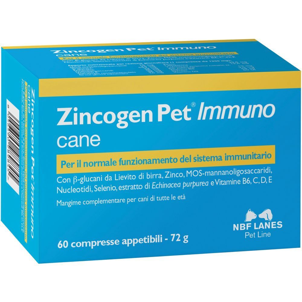 Zincogen Pet Immuno 60 Compresse 1 Pz Redcare