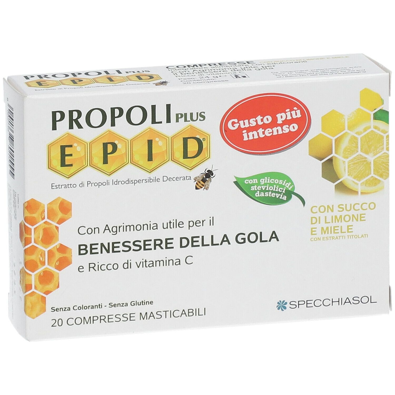 Specchiasol Propoli Plus Epid Compresse Masticabili Con Succo Di