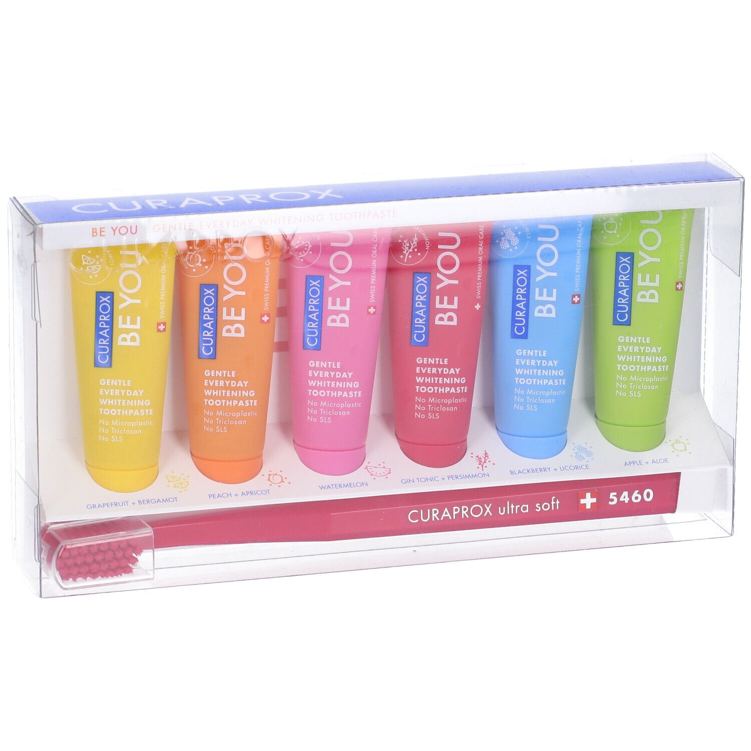 Curaprox Be You Mixed Set 6 Dentifrici Da 10 Ml 1 Spazzolino Cs 5460