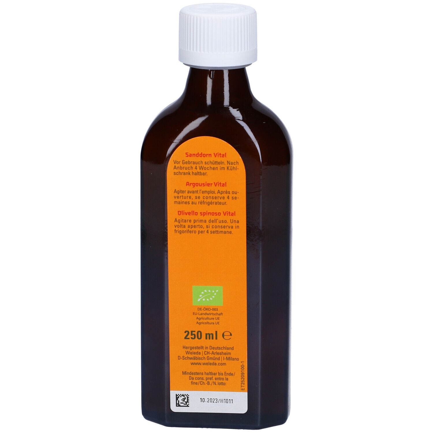 WELEDA Olivello Spinoso Succo Di Frutta Vital Bio 250 Ml Redcare