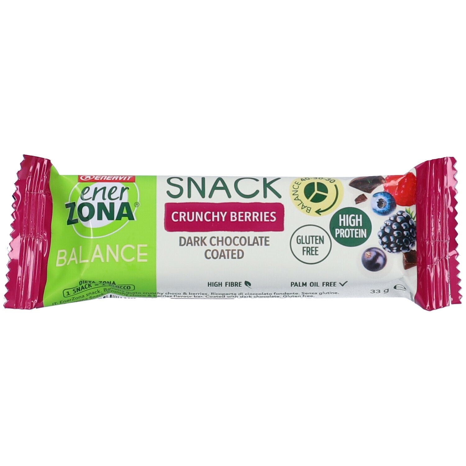 Enervit Enerzona Snack Crunchy Berries G Redcare