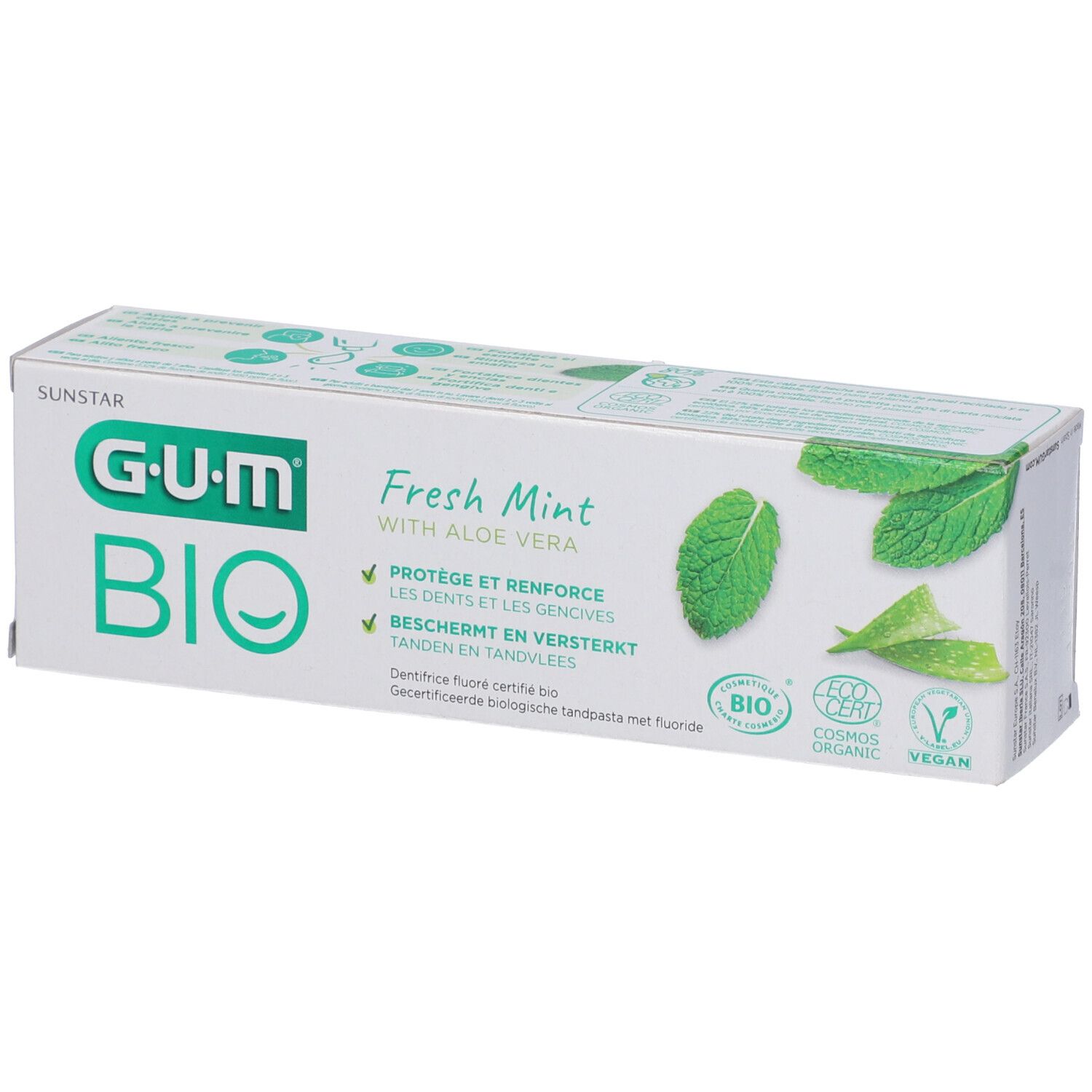 GUM BIO Gel Dentifricio Alla Menta Fresca 75 Ml Redcare