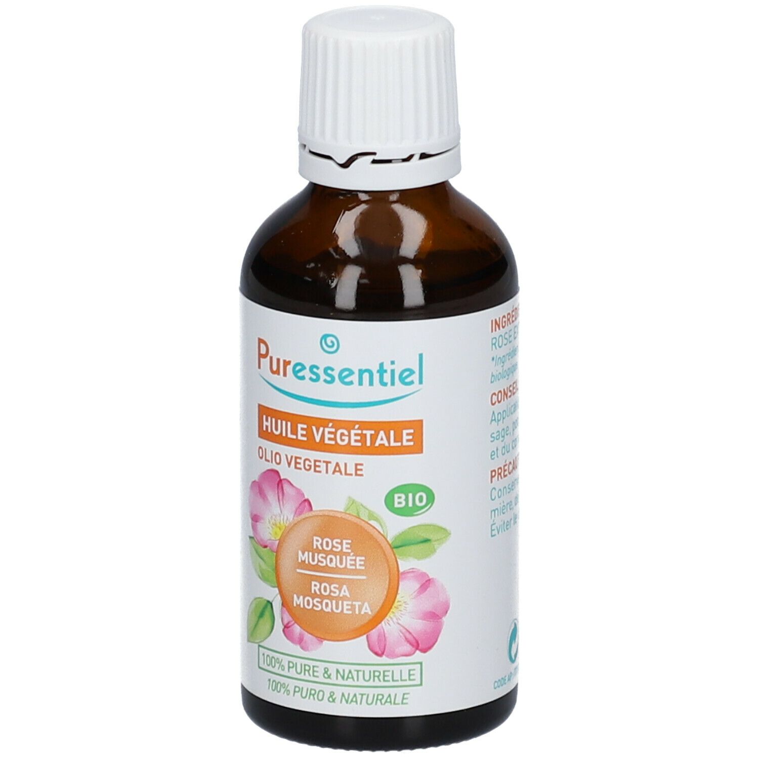 Puressentiel Olio Vegetale Organico Di Rosa Canina 50 Ml Redcare