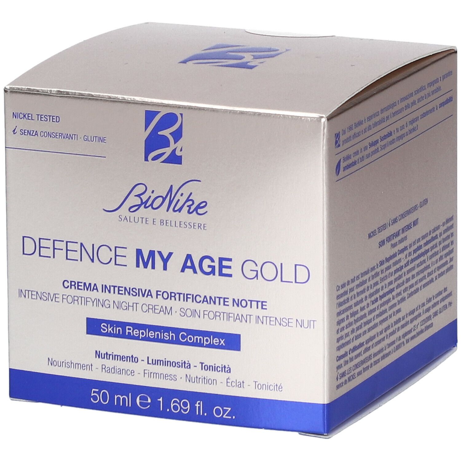 Bionike Defence My Age Gold Crema Intensiva Fortificante Notte Ml