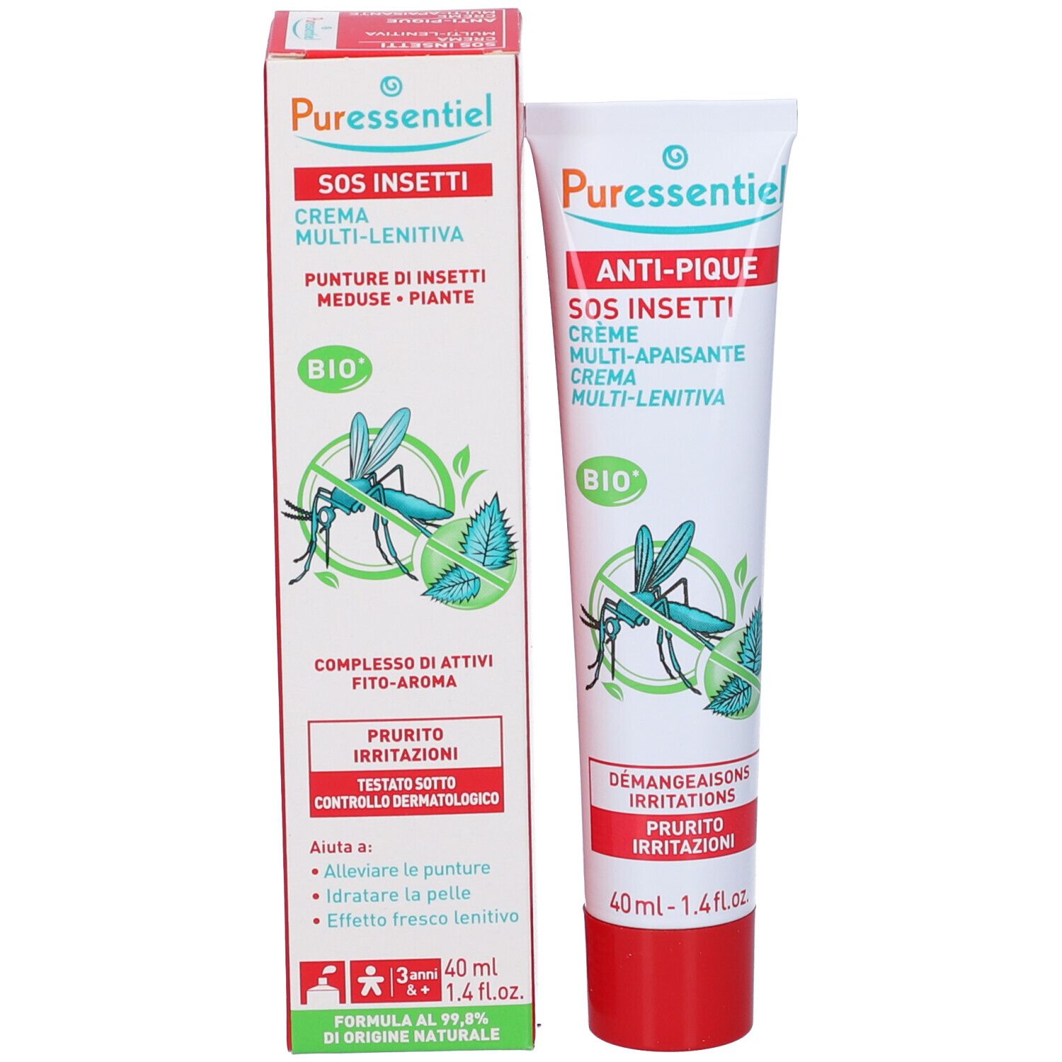 Puressentiel Crema Multi Lenitiva Insetti Bio Ml Redcare