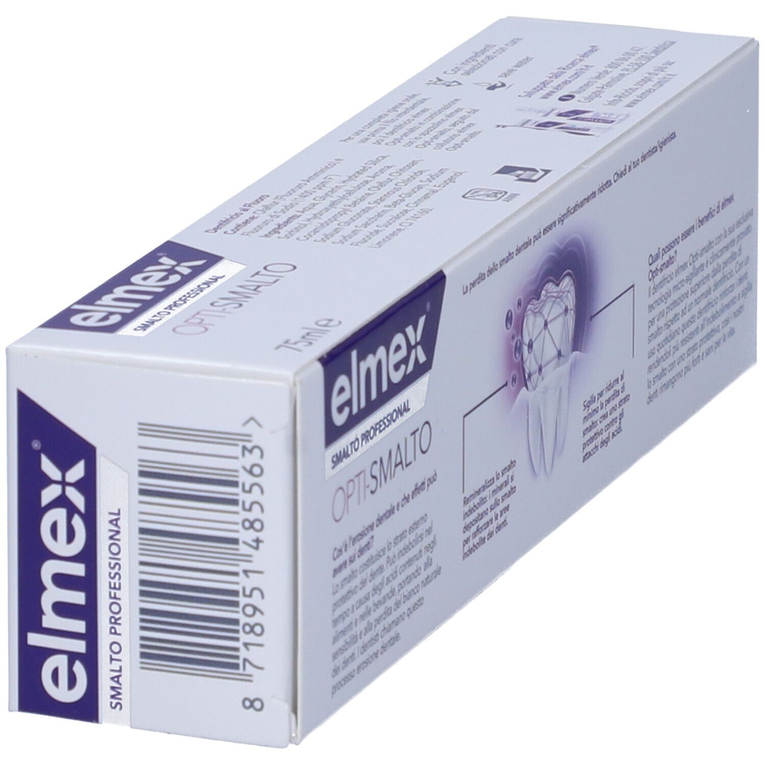 Elmex Dentifricio Optismalto Professional Ml Redcare