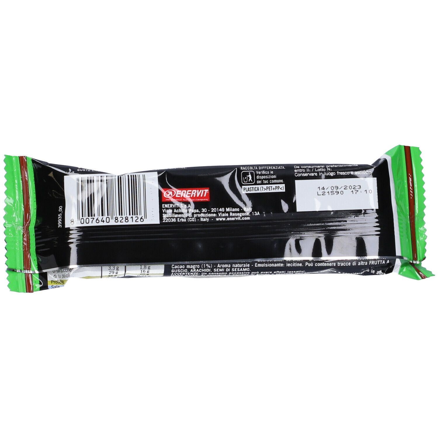 Enervit Gymline Muscle High Protein Bar Choco Nut G Redcare