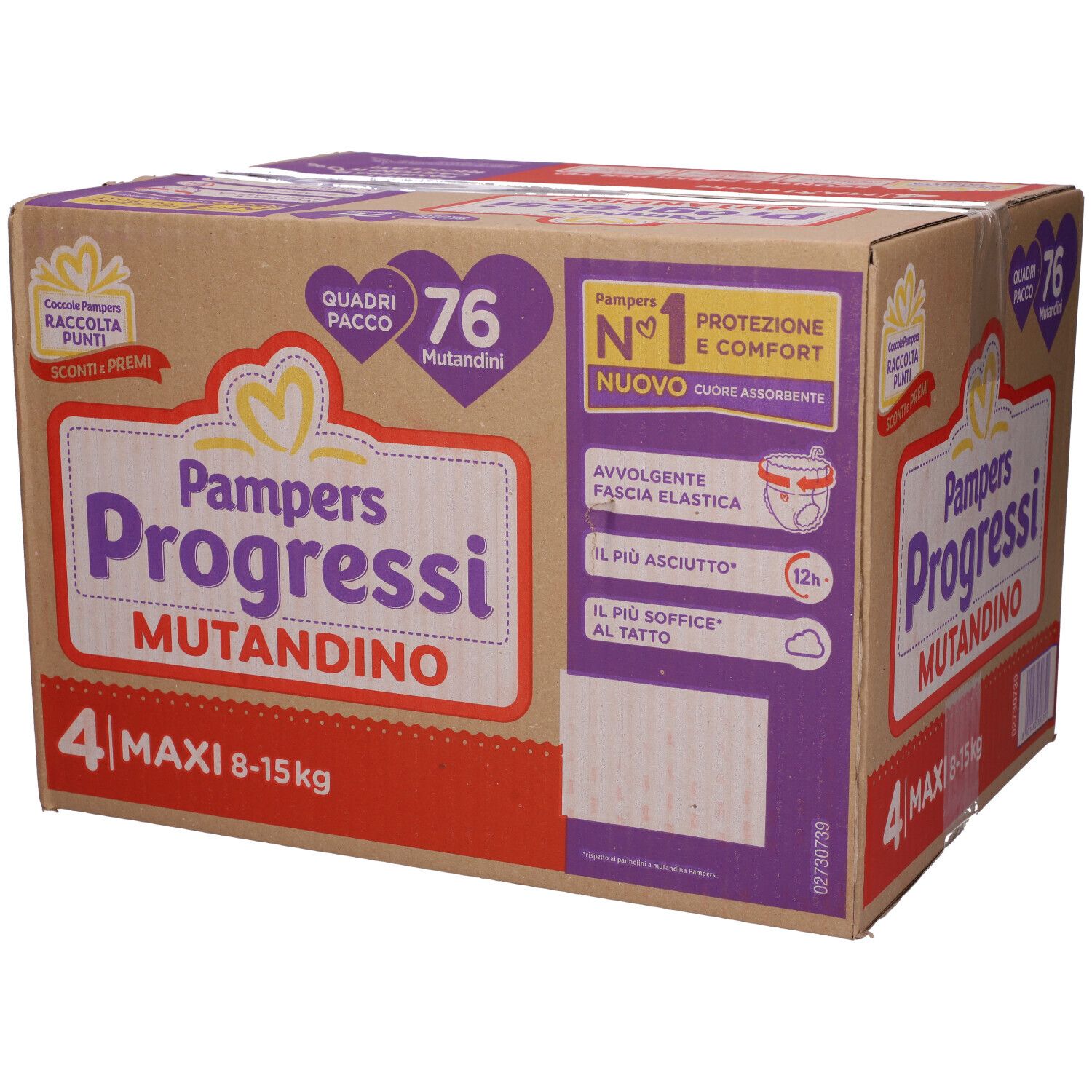 Pampers Progressi Mutandino 4 Maxi 76 Pz Redcare