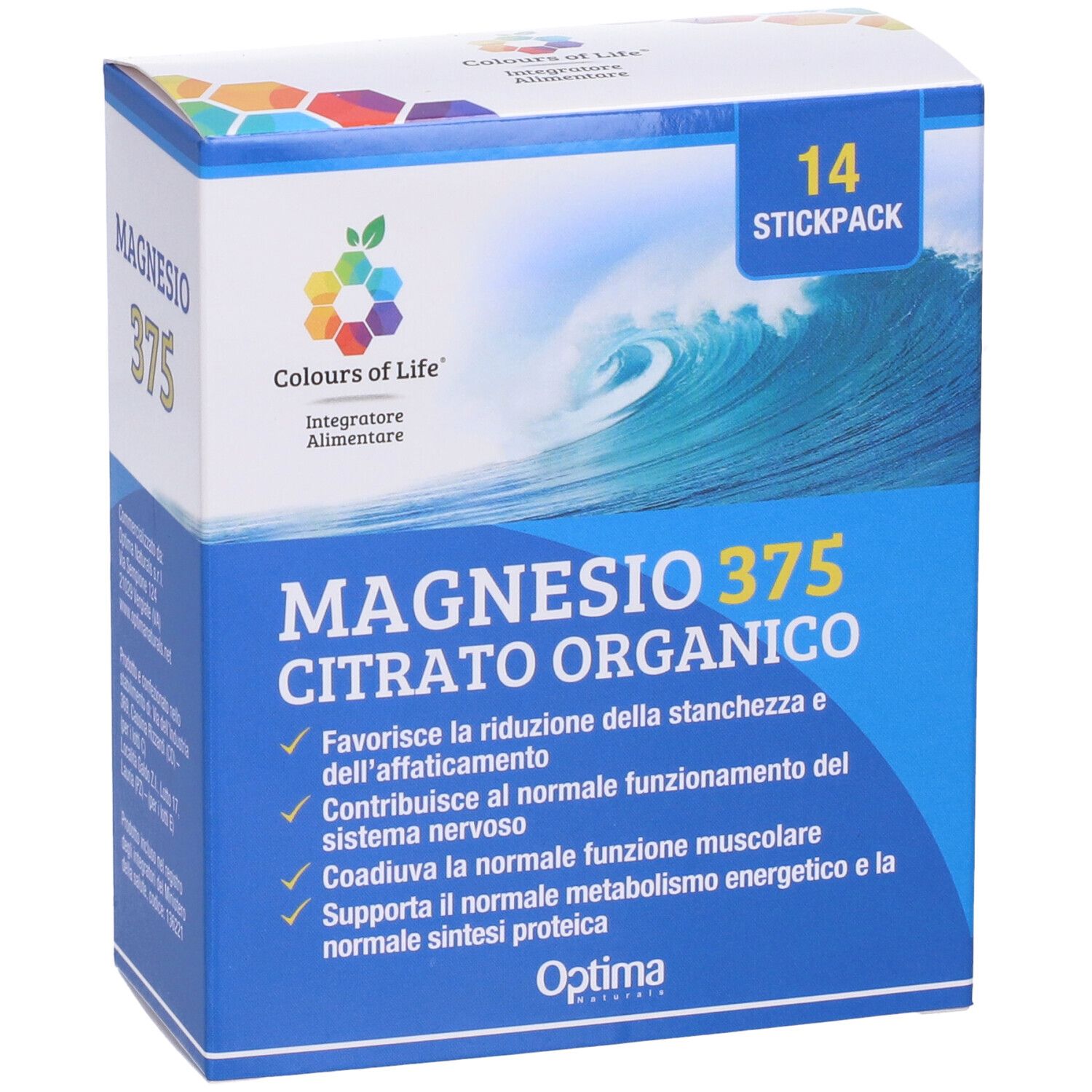 Colours Of Life Magnesio Citrato Organico G Redcare