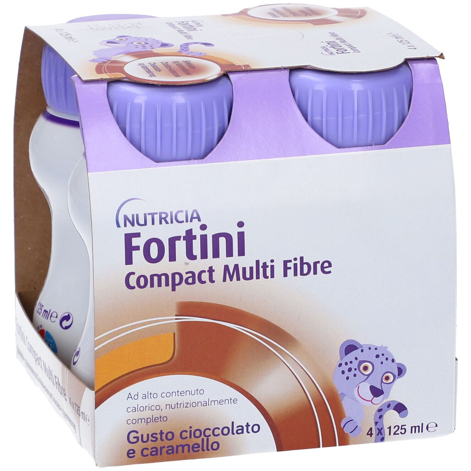 Danone Nutricia Fortini Compact Multi Fibre Gusto Cioccolato Caramello