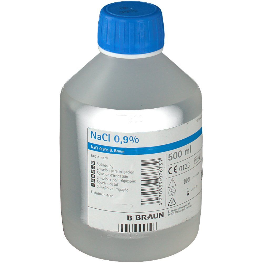 B.Braun Econtainer® NaCl 0,9% Soluzione per Irrigazione 500 ml