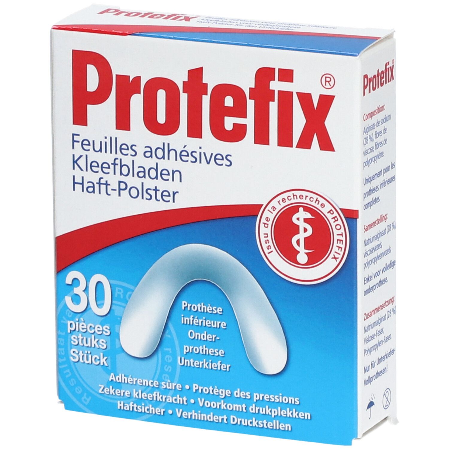 Protefix® Cuscinetti Adesivi Inferiori