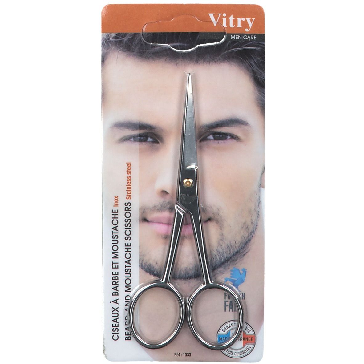 Vitry Classic Moustache Scissors Inox 1033