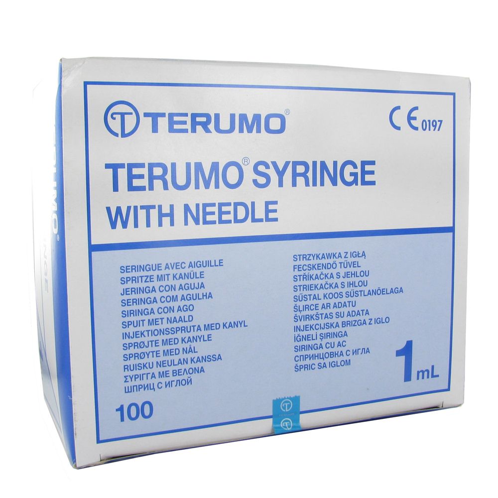 Terumo Disposable Needle 1ml 26g 1/2