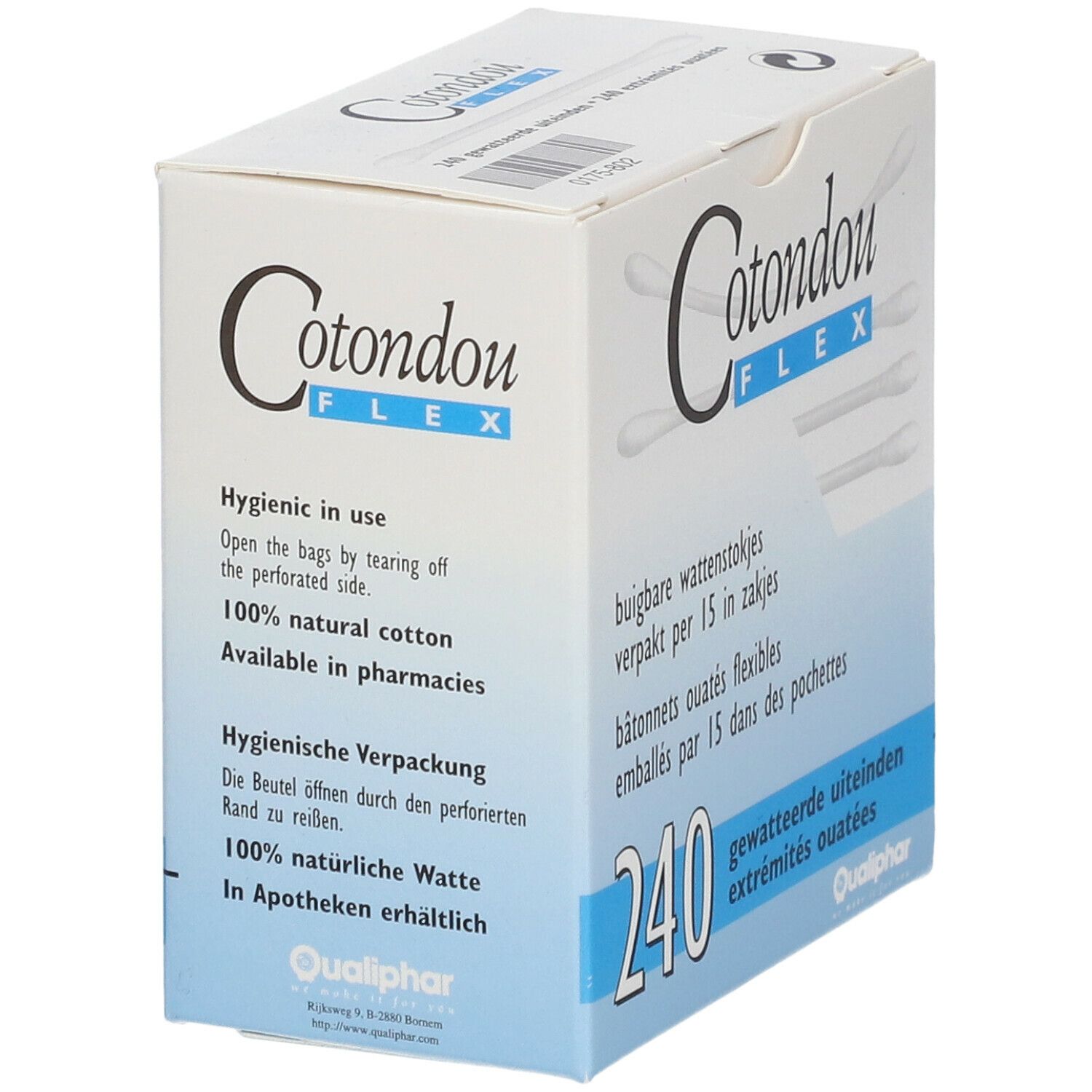 Cotondou Cotton Swab Wood Flexible