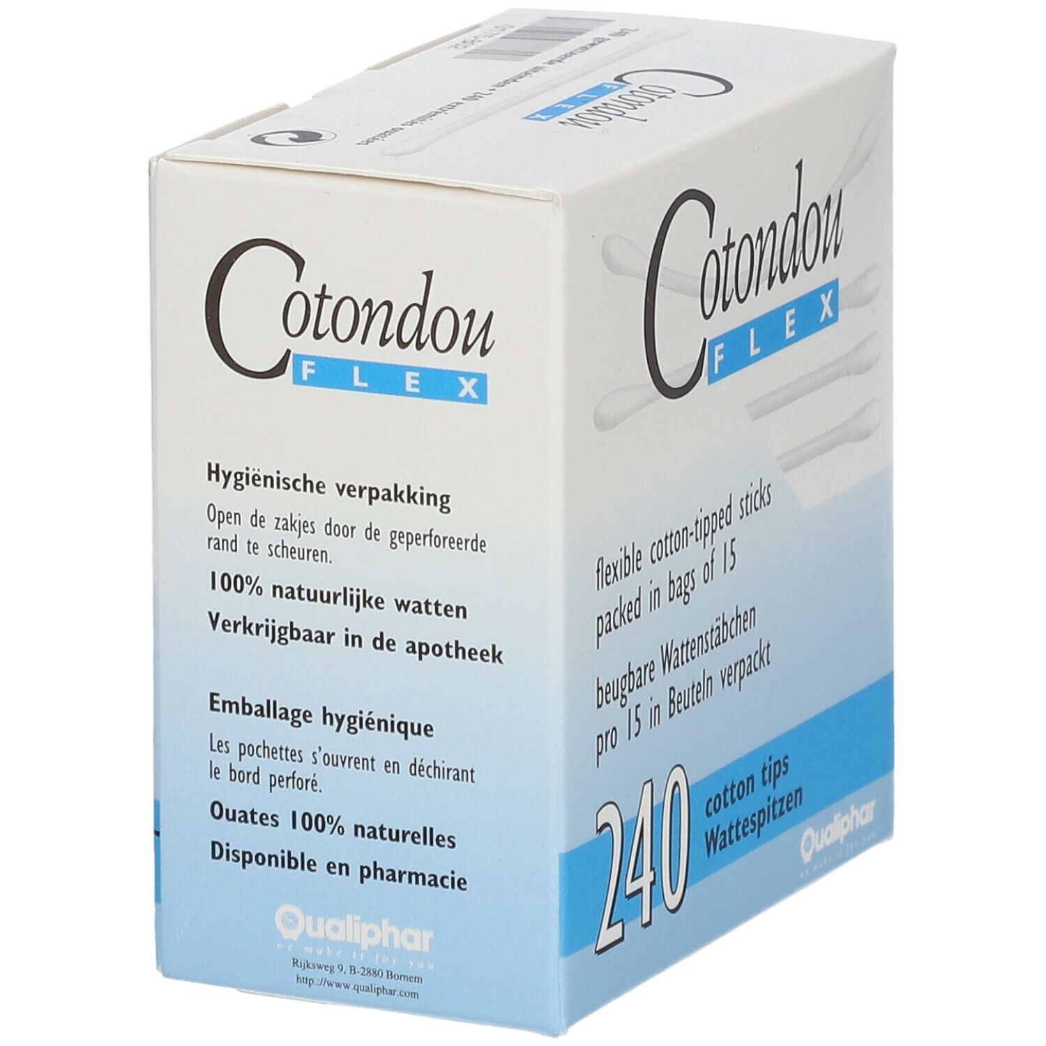 Cotondou Cotton Swab Wood Flexible
