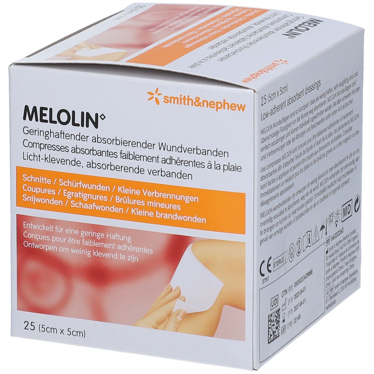 Melolin Sterile Compres 5 x 5cm 66030260