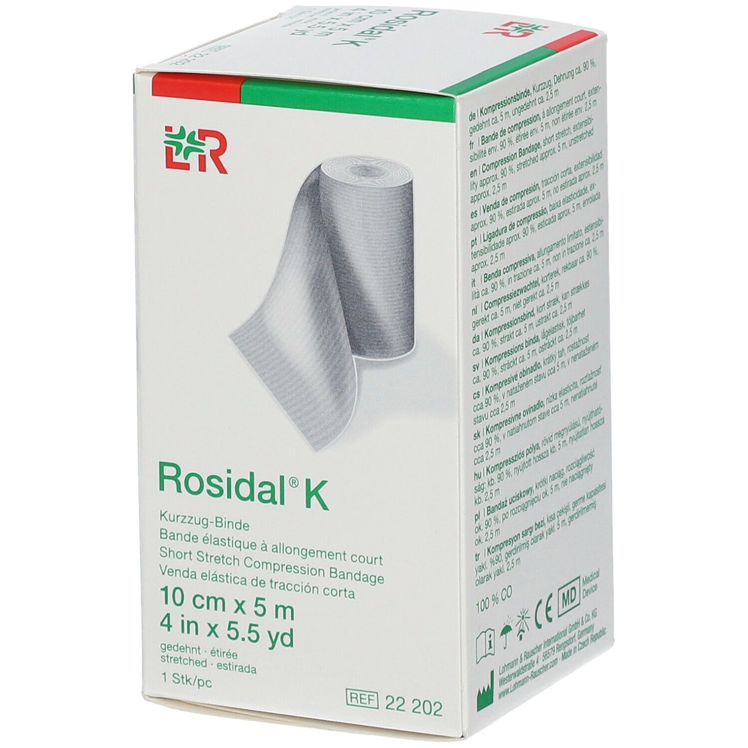 Rosidal® K Benda a Corta Estensione 10 cm x 5 m
