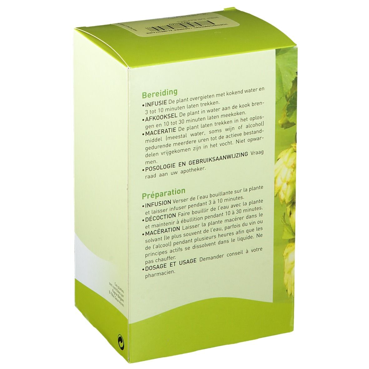 Pharmaflore Lemon Balm Leaf Cut**