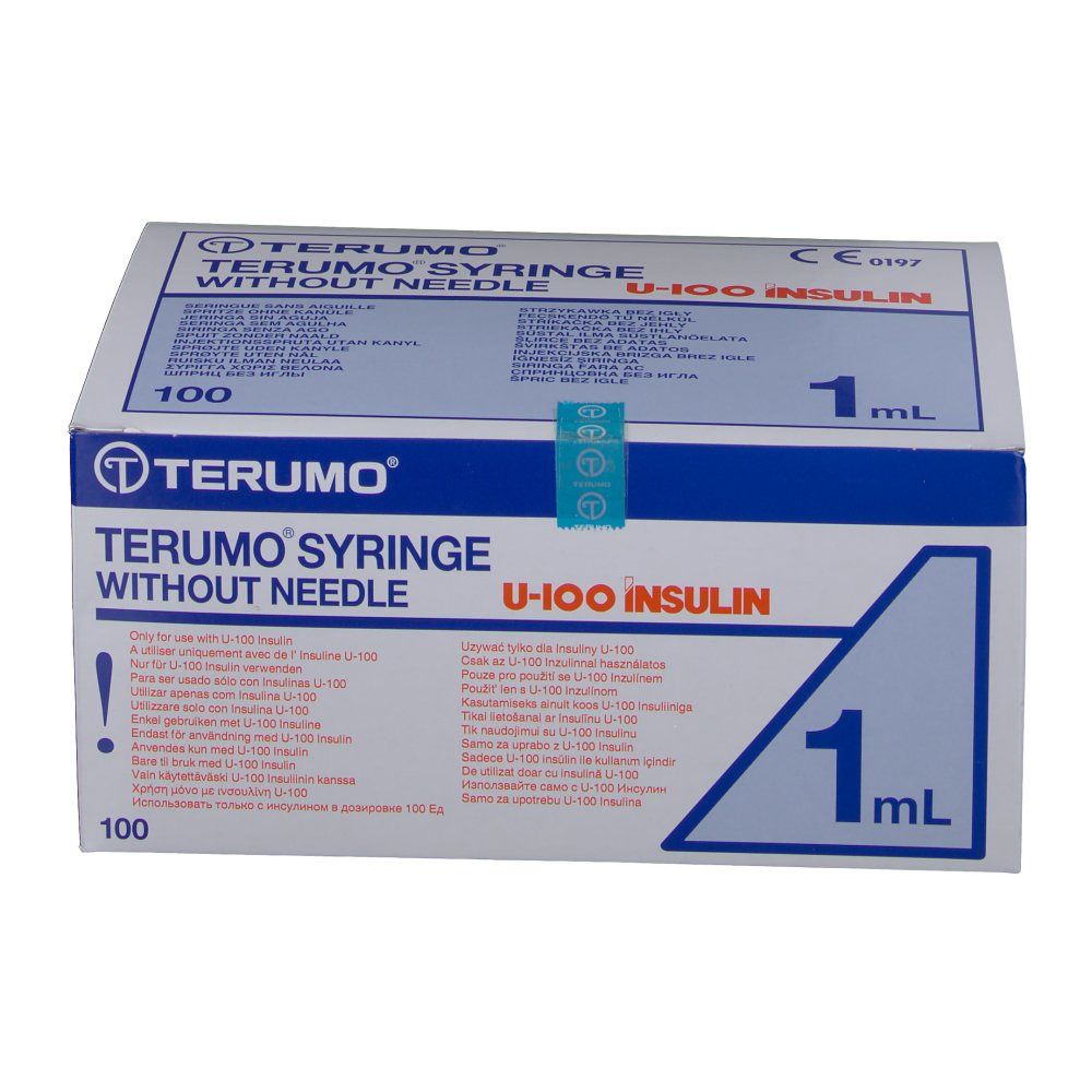 Terumo Disposable Syringe 1Ml Without Needle Ins BS-01H