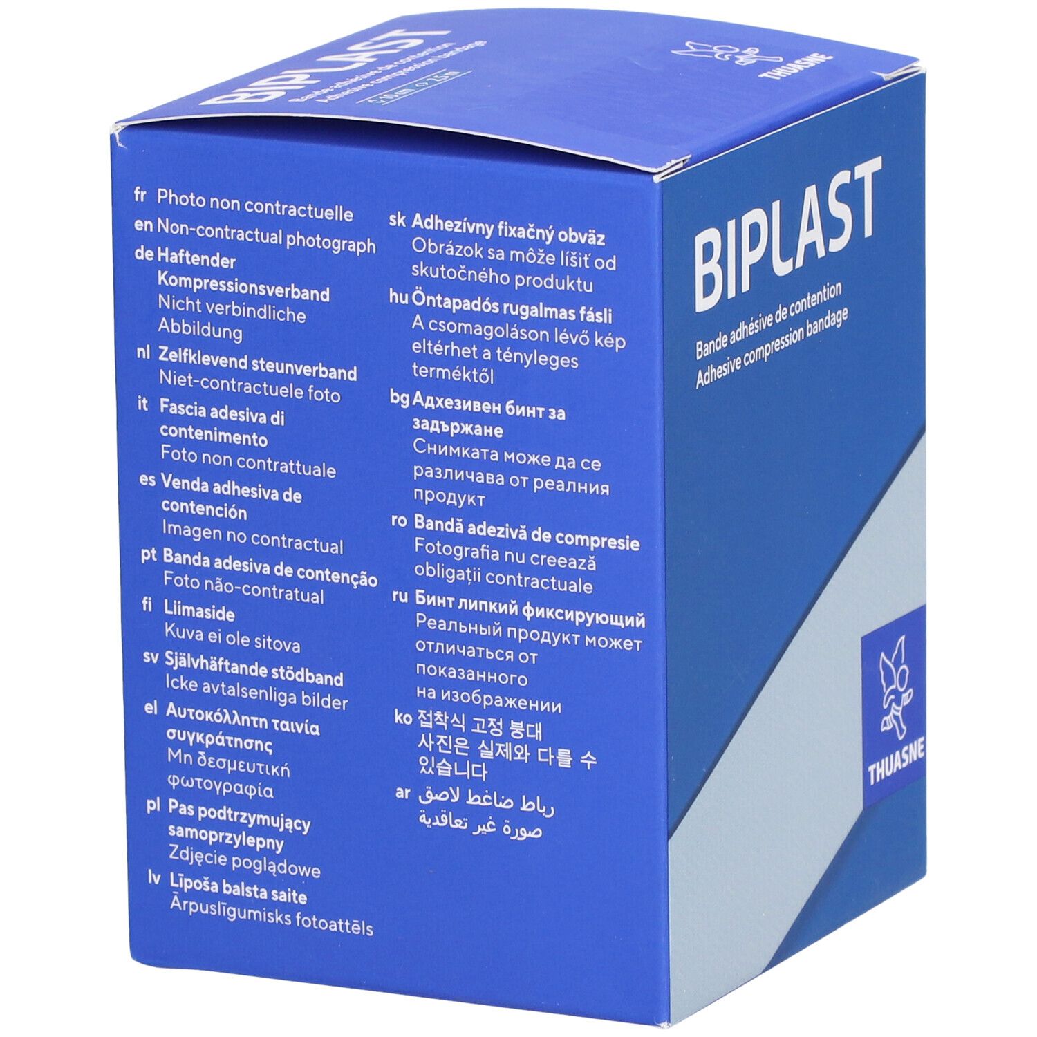 Biplast Pressure Bandage ADH White 10cm x 2.5m