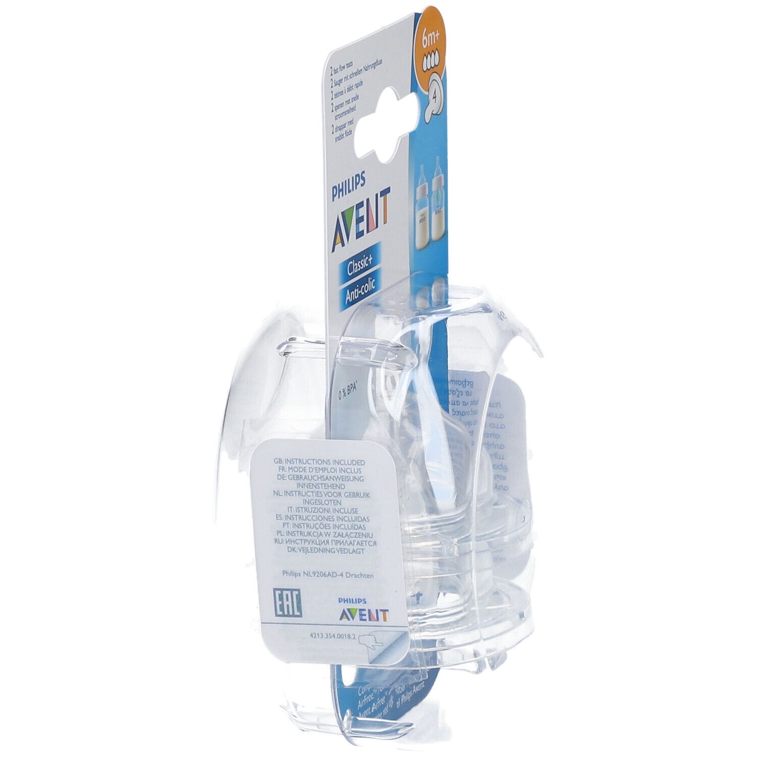 Avent Classic+ Suction Weaning Fast 4 Openings