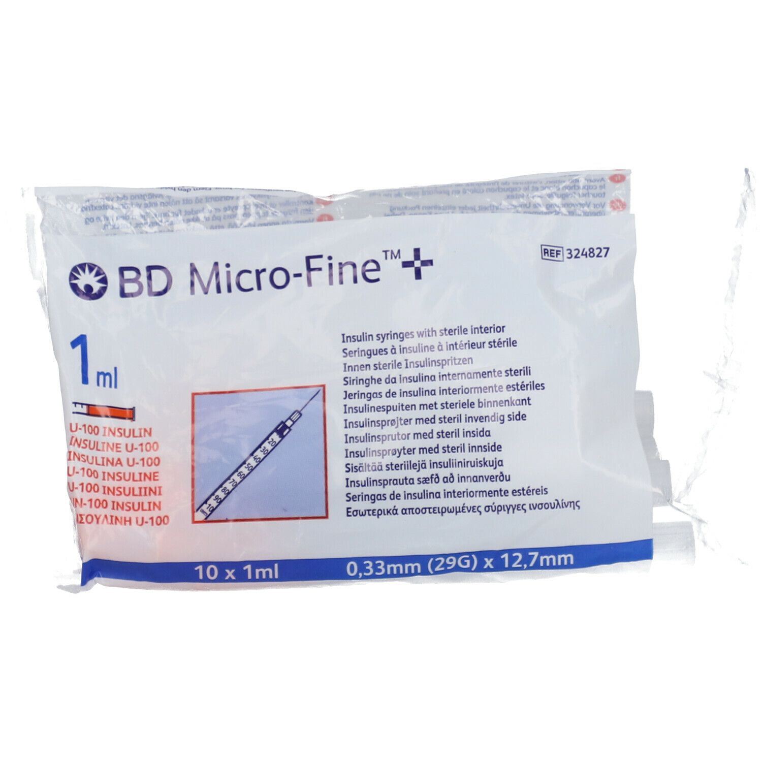 BD Micro-Fine™ +  1ml 29 g 12.7 mm