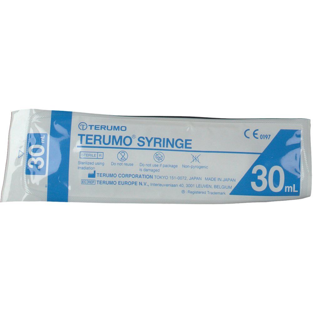 Terumo Disposable Syringe 30 ml Without Needle Luer SS-30ES