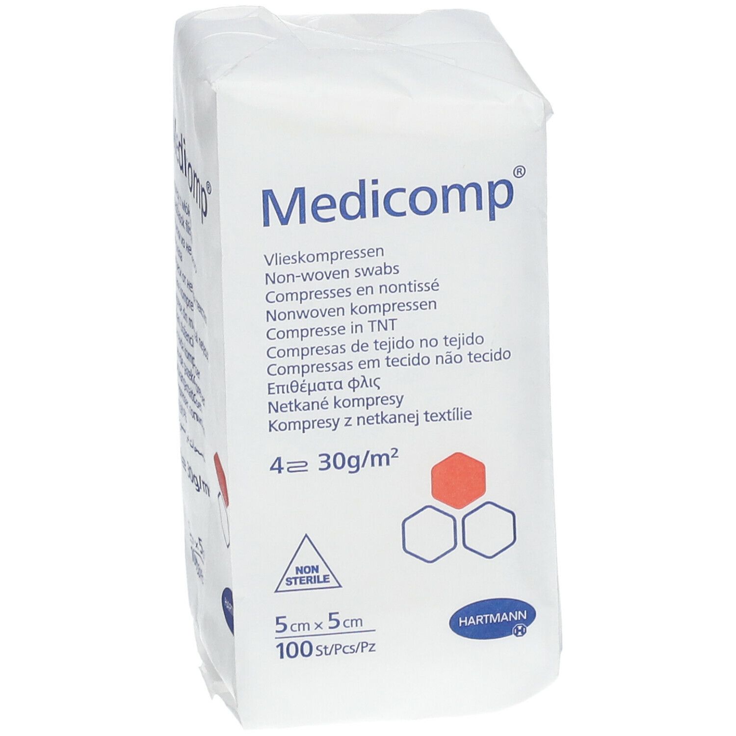 Hartmann Medicomp® 4 Strati Non Sterili 5 x 5 cm