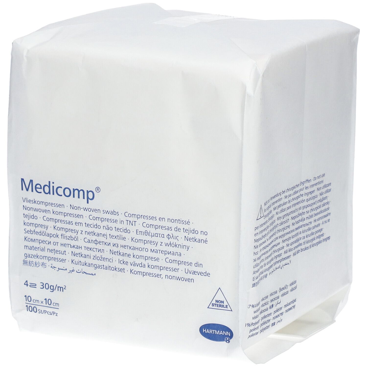 Hartmann Medicomp® 10 cm x 10 cm Garza in TNT non sterile