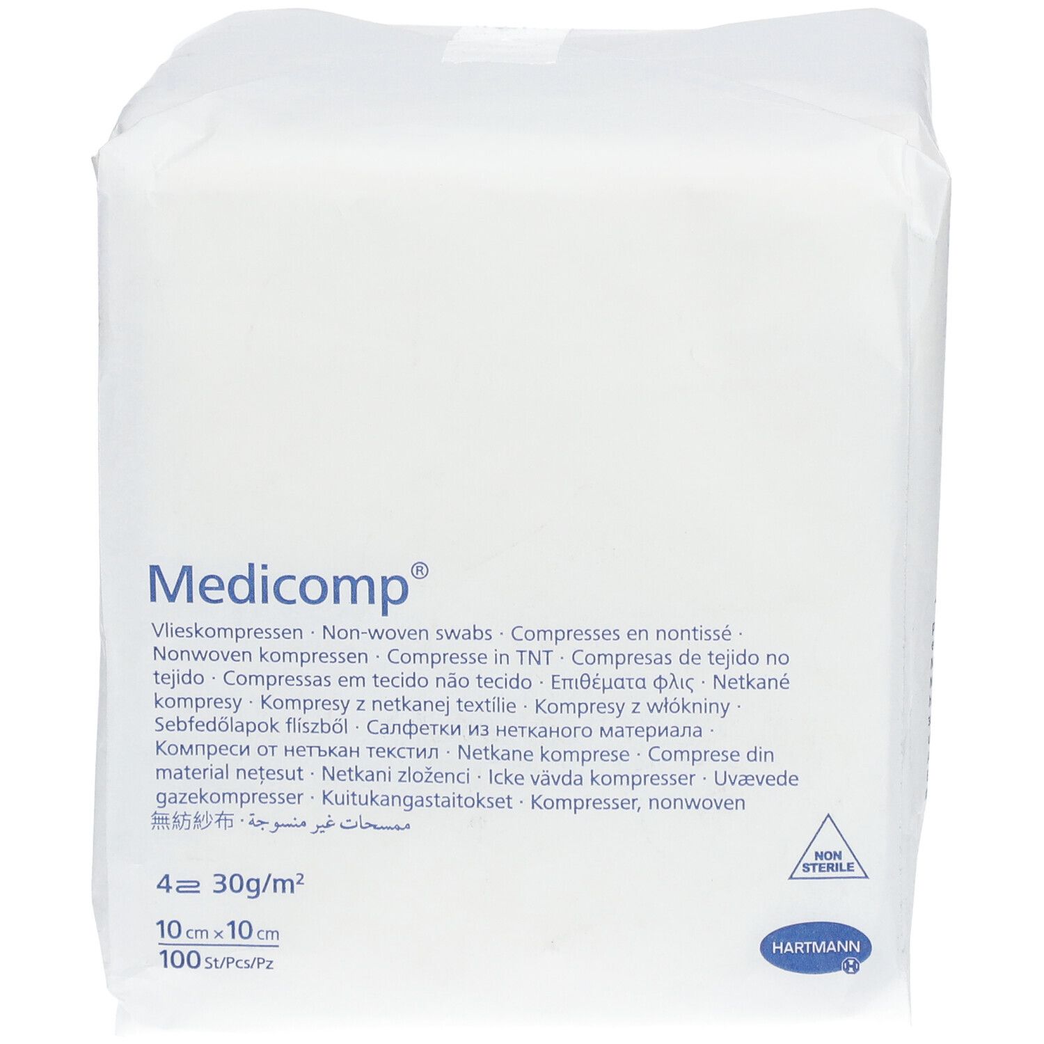 Hartmann Medicomp® 10 cm x 10 cm Garza in TNT non sterile
