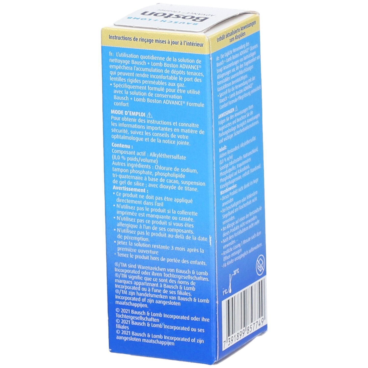 Bausch Lomb Boston Hard Cleaner
