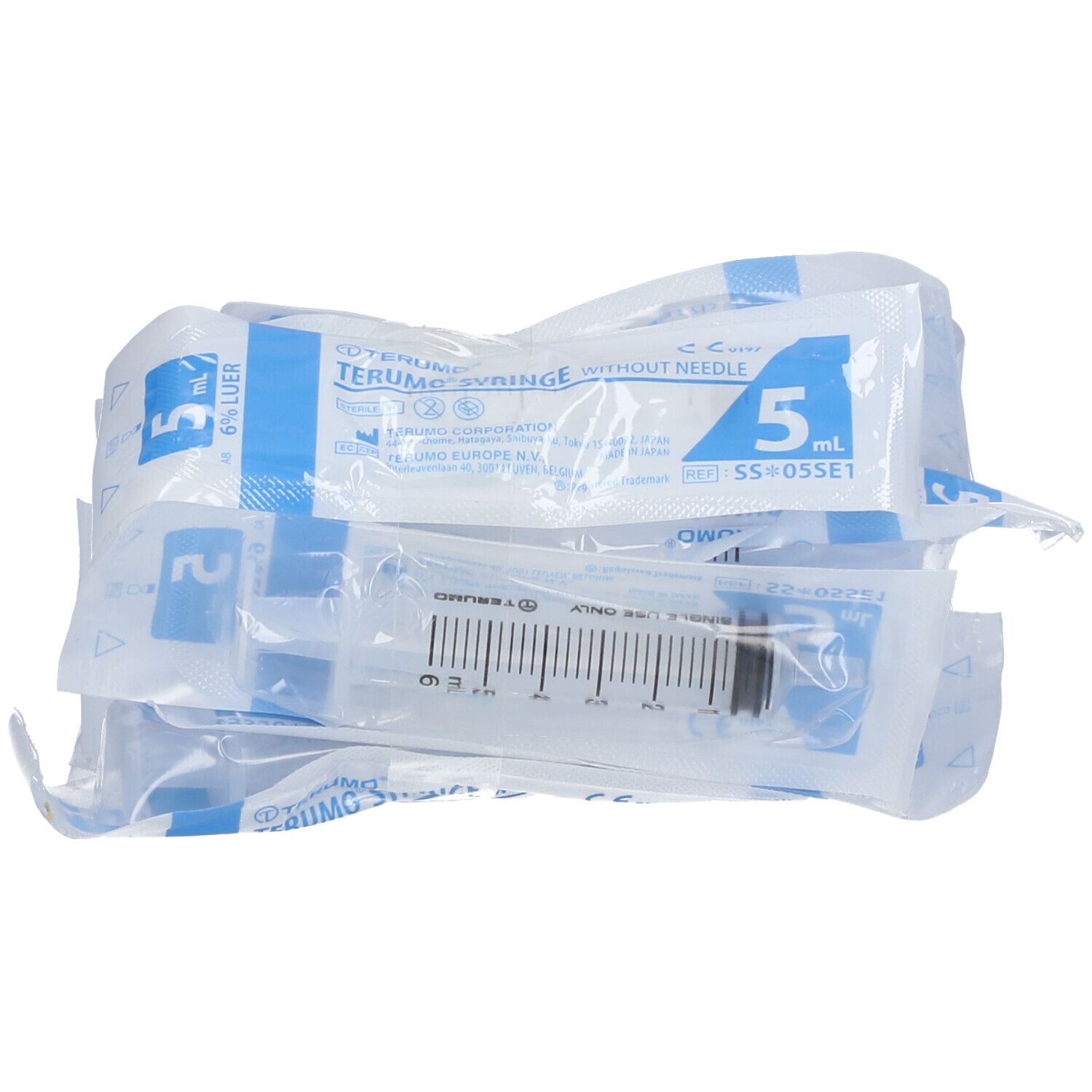 Disposable Syringe Terumo Syringe Without Needle Luer 5 Ml Ss-05se1