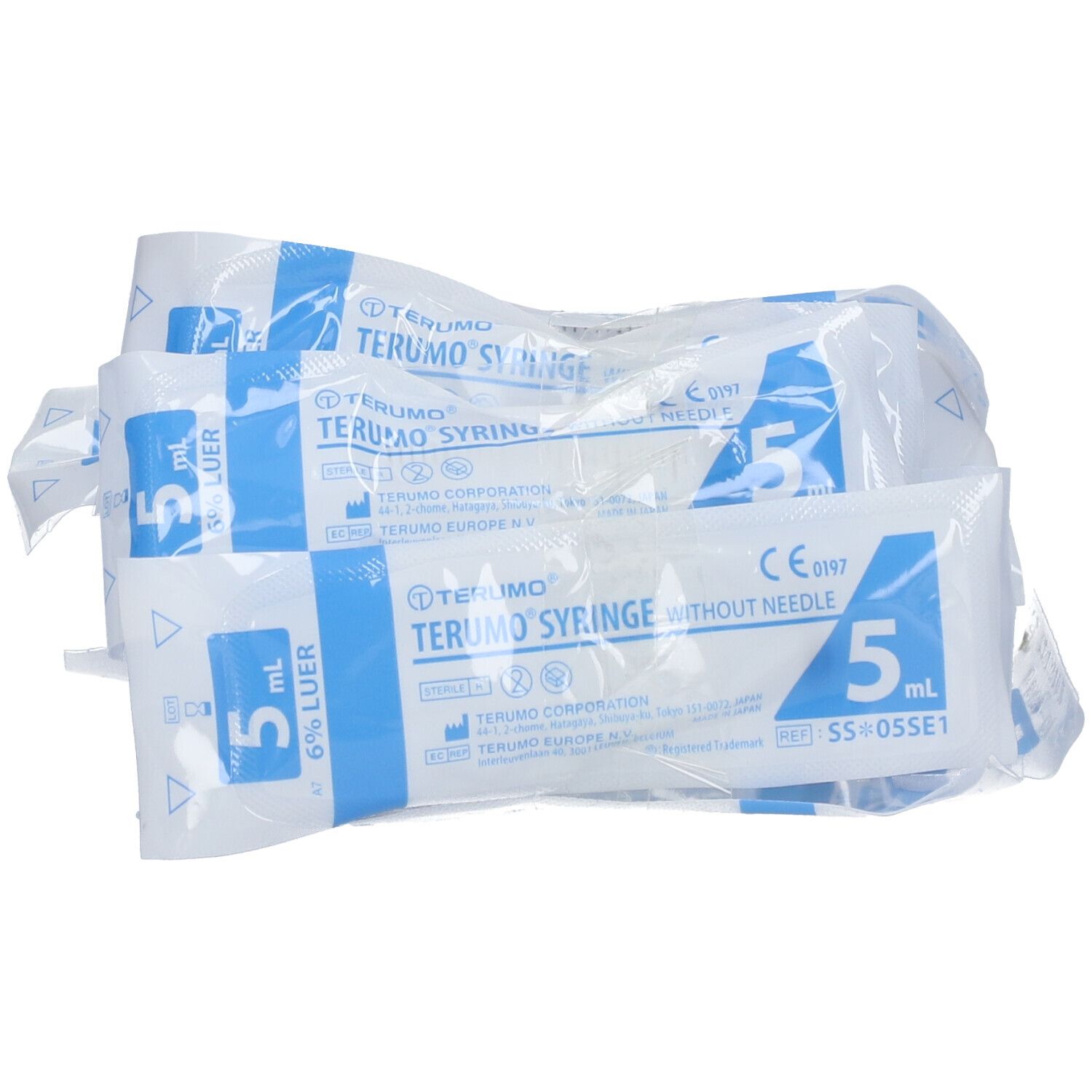 Disposable Syringe Terumo Syringe Without Needle Luer 5 Ml Ss-05se1