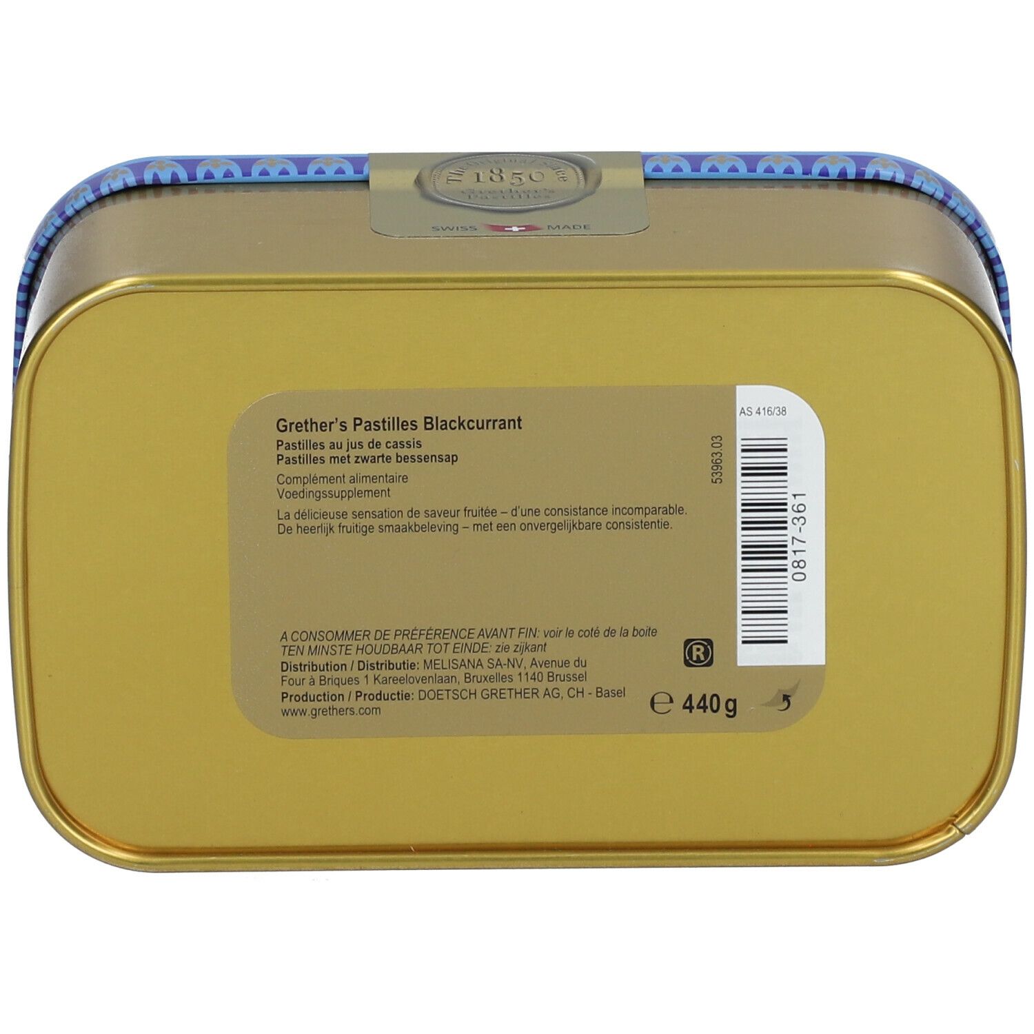 Grether’s Pastilles Blackcurrant